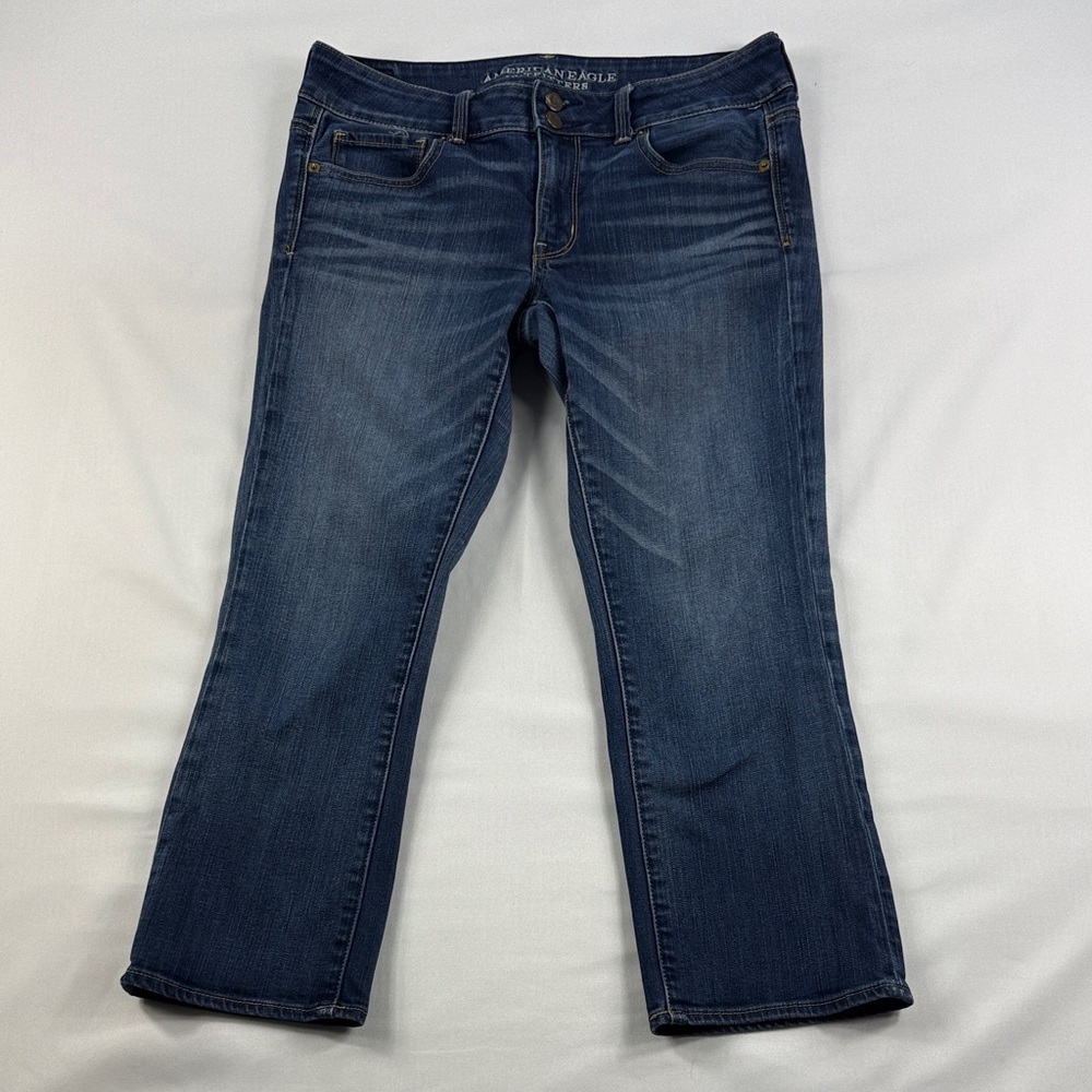 American Eagle Artist Crop Vintage Low Rise Jeans – Size 12